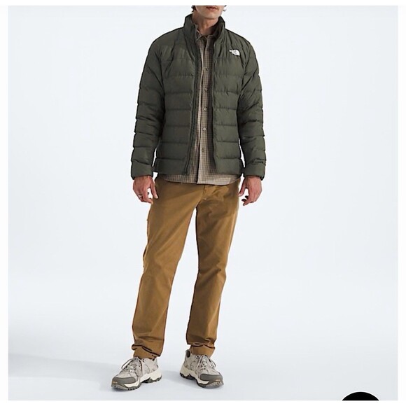 NEW NORTH FACE Big Aconcagua 3 Puffer Jacket 600 Fill Men 3X Green Outerwear - Picture 12 of 12